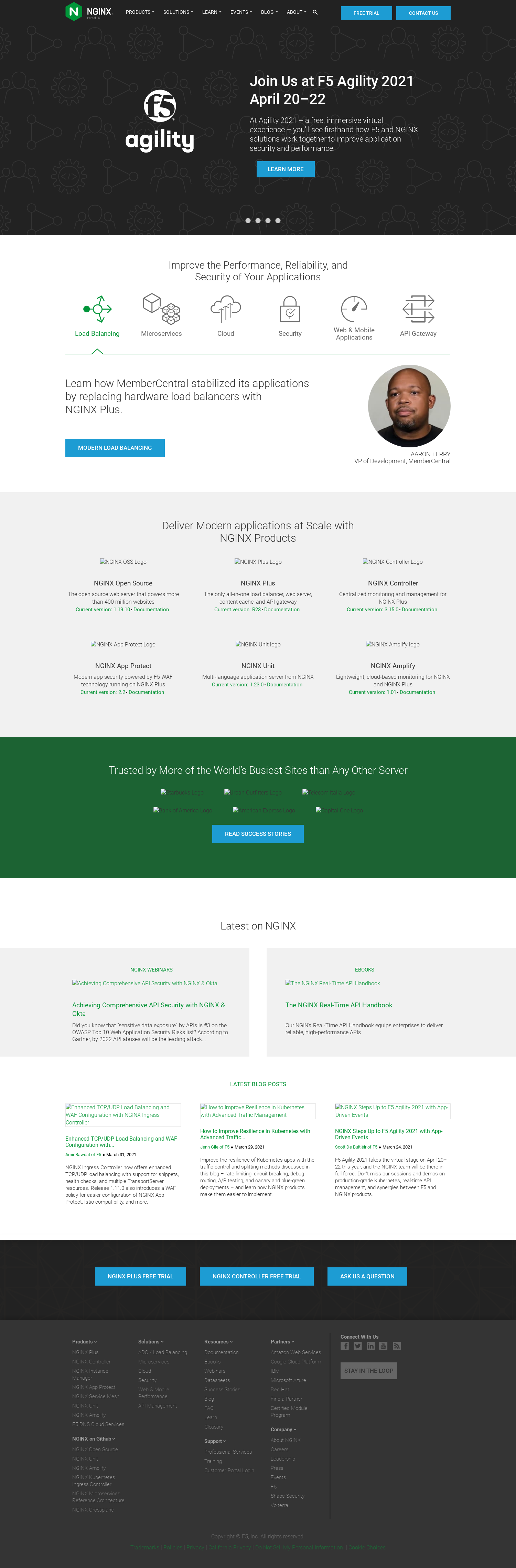 High Performance Load Balancer, Web Server, & Reverse Proxy
